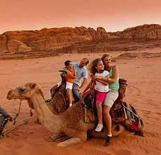 Camel Tours in Wadi Rum